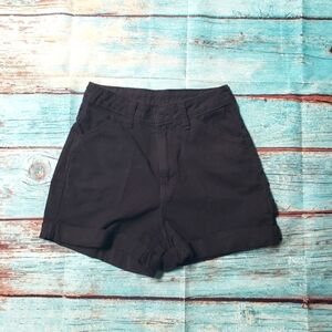 H&M Black Denim Jean Shorts Size 2